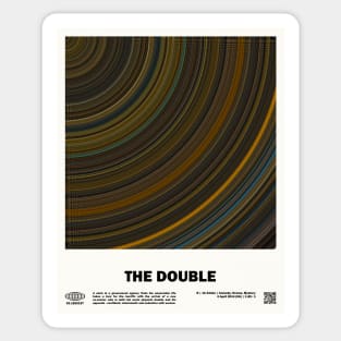 minimal_The Double Circular Barcode Movie Sticker